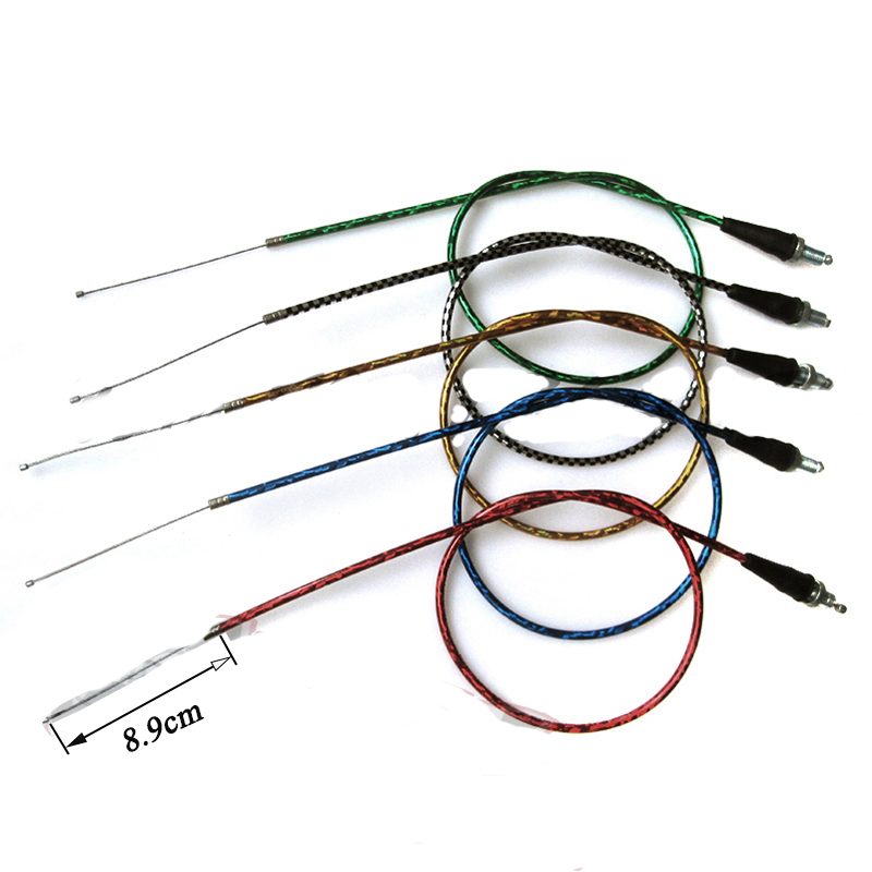 50 inch colored throttle cable - Click Image to Close
