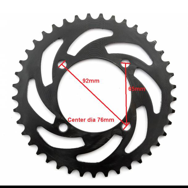 #428 sprocket with 41T - Click Image to Close