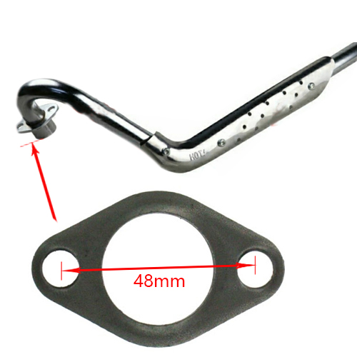 exhaust pipe flange for 110cc and 125cc atvs and pitbikes - Click Image to Close