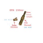 Jets for GY6 150cc carburetor - Click Image to Close