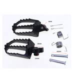 Off-road motorcycle front iron foot pegs for Huayang T2 T6 Bosur T8 PH modified models