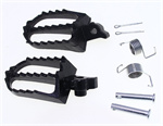 Off-road motorcycle front iron foot pegs for Huayang T2 T6 Bosur T8 PH modified models