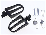 Off-road motorcycle front iron foot pegs for Huayang T2 T6 Bosur T8 PH modified models