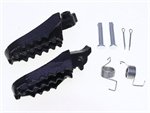 Off-road motorcycle front iron foot pegs for Huayang T2 T6 Bosur T8 PH modified models
