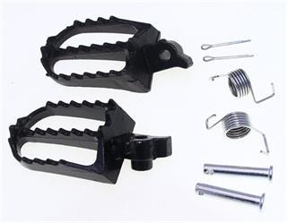 Off-road motorcycle front iron foot pegs for Huayang T2 T6 Bosur T8 PH modified models