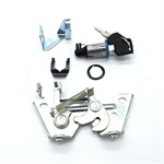 Racing motorcycle universal seat cover lock with iron sheet fits Kawasaki Horizon sports bikes