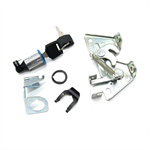 Racing motorcycle universal seat cover lock with iron sheet fits Kawasaki Horizon sports bikes