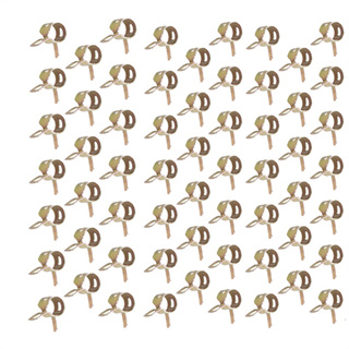 60PCS 8mm 5/16inch color zinc plated manganese steel spring clamp fuel pipe buckle car clips