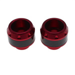 CNC carbon fiber front fork shock cup for motorcycle modification front suspension upgrade parts