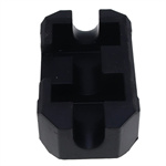 Motorcycle square chest pad cotton protector for handlebar diameter conversion and grip comfort