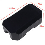 Motorcycle square chest pad cotton protector for handlebar diameter conversion and grip comfort