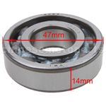 6204 Bearing for 2-stroke 50cc Moped & Scooter - Click Image to Close