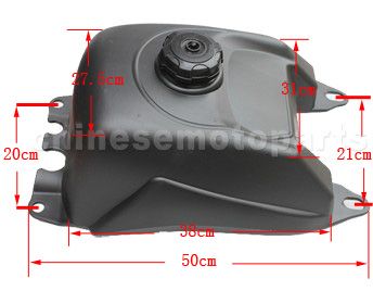 Gas Tank for 150cc-250cc ATV - Click Image to Close