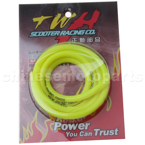 Yellow Tubing for ATV, Dirt Bike, Go Kart, Moped & Pocket Bike - Click Image to Close