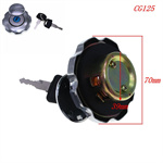 Fuel Tank Cap Lock for CG125 Zhujiang Electric Motorcycle Modified Accessory