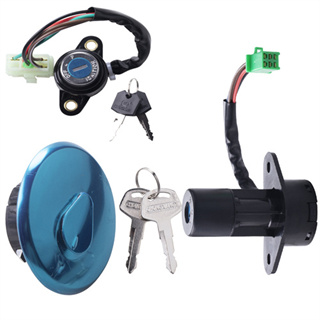 Motorcycle Ignition Switch & Fuel Tank Cap Set CBT/GN/Suzuki King Model