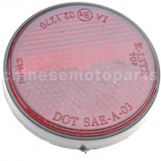 Red Round Reflection Sheet for Motorcycle