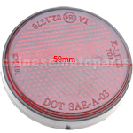 Red Round Reflection Sheet for Motorcycle