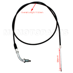 44.6" Throttle Cable for 125cc-250cc Dirt Bike - Click Image to Close