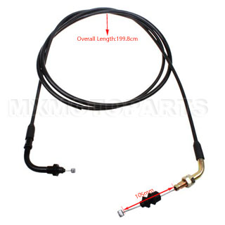 78.66" Throttle Cable for 50cc Moped