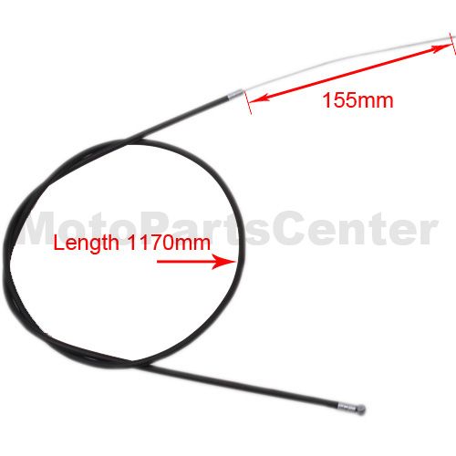 46.06" Rear Brake Cable for 2-stroke 47cc-49cc Dirt Bike - Click Image to Close