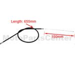 25.79" Front Brake Cable for 2-stroke 47cc-49cc Pocket Bike