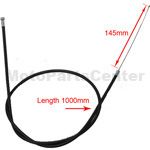 39.37" Rear Brake Cable for 2-stroke 47cc-49cc Pocket Bike