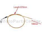 34.25" Throttle Cable with Laser Tube for 50cc-125cc Dirt Bike - Click Image to Close