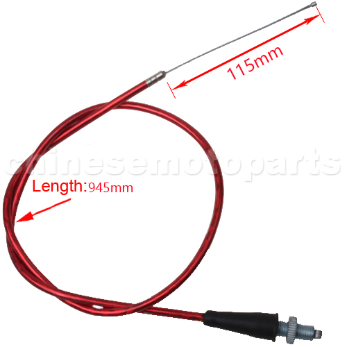 37.2" Throttle Cable with Laser Tube for 50cc-125cc Dirt Bike - Click Image to Close