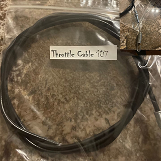 Throttle cable for mini jeep