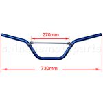 Blue Handlebars for 50cc-125cc Dirt Bike - Click Image to Close