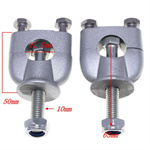 22mm Single Hole Handlebar Mount Clamp for Off-Road Motorcycle Modification