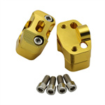 CNC Motorcycle Handlebar Riser Clamp 28mm to 22mm Conversion Pressure Block