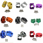 CNC Motorcycle Handlebar Riser Clamp 28mm to 22mm Conversion Pressure Block