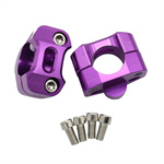 CNC Motorcycle Handlebar Riser Clamp 28mm to 22mm Conversion Pressure Block