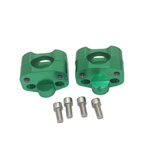 CNC Motorcycle Handlebar Riser Clamp 28mm to 22mm Conversion Pressure Block