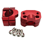 CNC Motorcycle Handlebar Riser Clamp 28mm to 22mm Conversion Pressure Block