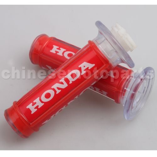 Red Honda Handlebars for Dirt Bike, Moped & Pocket Bike - Click Image to Close