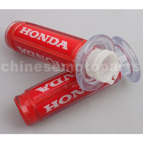 Red Honda Handlebars for Dirt Bike, Moped & Pocket Bike - Click Image to Close