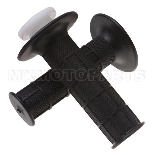 Black Handle Grips for Dirt Bike, Moped & Pocket Bike - Click Image to Close