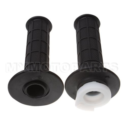 Black Handle Grips for Dirt Bike, Moped & Pocket Bike - Click Image to Close
