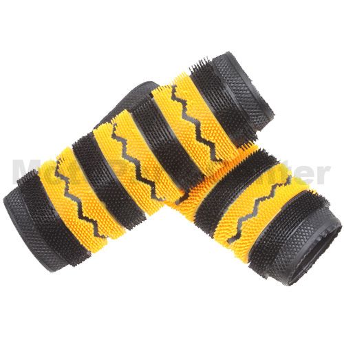 Yellow Handful Wool Glove for Motorcycle - Click Image to Close