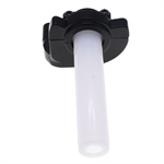 Motorcycle Transparent Twist Throttle Handle with Roller Grip & Oiler Seat