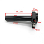 CNC Dual Hole Big Twist Throttle Handlebar Motorcycle Oiler Handle Accessory