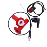 7/8" Throttle Handlebar with Cable & Switch for 110 250CC Off-Road Motorcycles