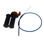 49CC Off-Road Visual Throttle Handlebar with Cable Xiaolia Mini Sports Car Use