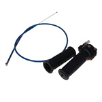 49CC Off-Road Visual Throttle Handlebar with Cable Xiaolia Mini Sports Car Use