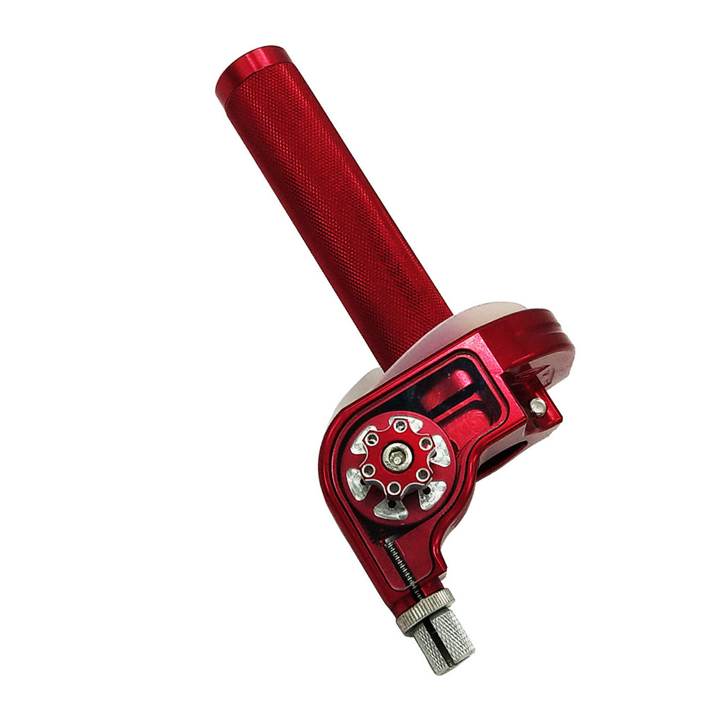 CNC Adjustable Visual Throttle Handlebar Big Twist Oiler Motorcycle Handle - Click Image to Close