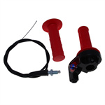 Visual Twist Throttle Handlebar for 110 250CC ATV With Throttle Grip & Cable