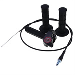 1.3M Cable Visual Twist Throttle Handlebar For Large Off-Road Motorcycles
